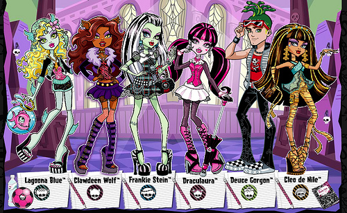 Школьные монстры от Mattel — модные куклы Monster High